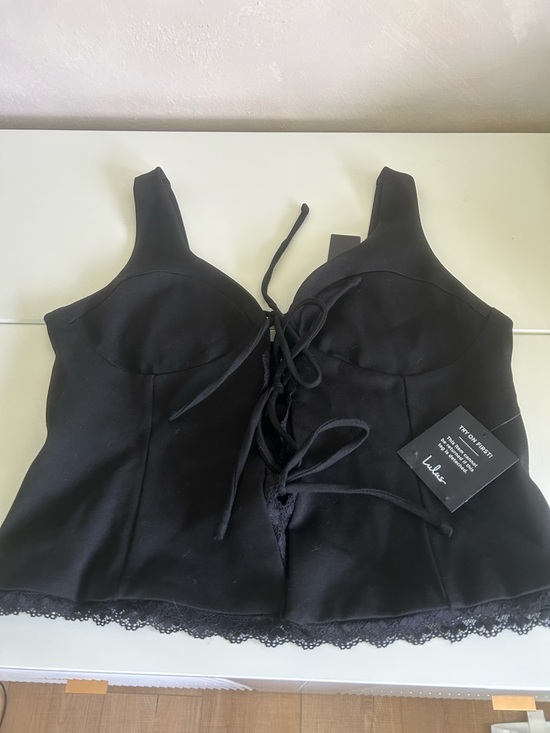 Lulus Tops - Lulu's Black Strappy Top